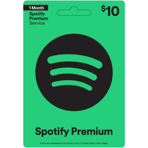 Spotify Premium Gift Card $10 USD